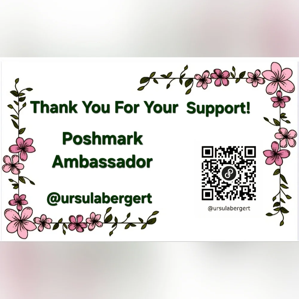 Hand Crafted Business Thank you Cards 50 pack Pink Florals